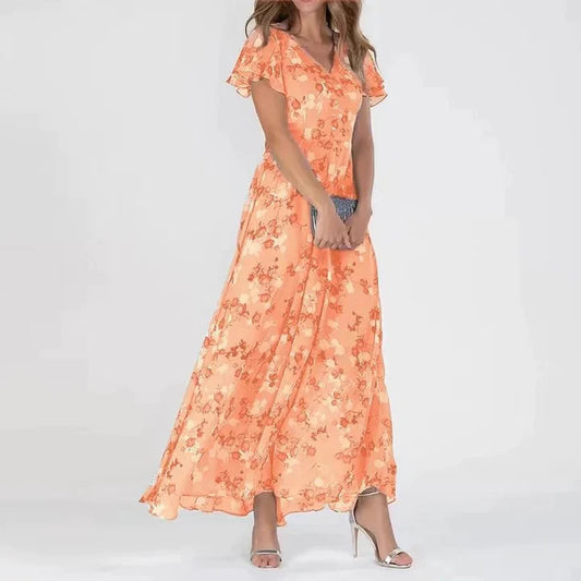 DORTE™ | Kleurvol en elegante jurk
